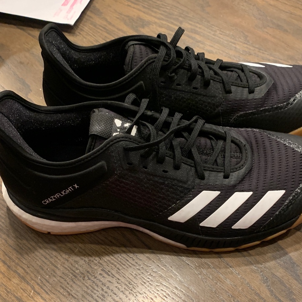 Adidas women’s Black and White Athletic Shoes